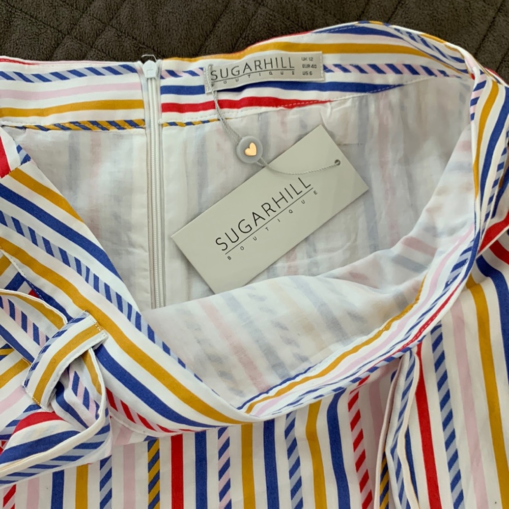 ModCloth NWT Striped Skirt size 6 - Picture 8 of 11